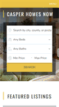 Mobile Screenshot of casperhomesnow.com