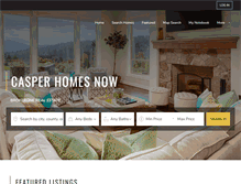 Tablet Screenshot of casperhomesnow.com